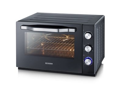 TO 2066 toaster ovn 60 L Sort Grill 2200 W