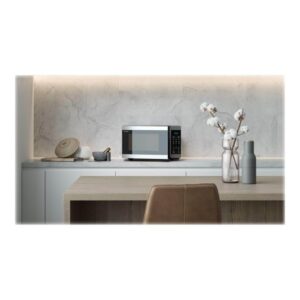 Sharp YC-MG81E-S - microwave oven with grill - freestanding - silver/black