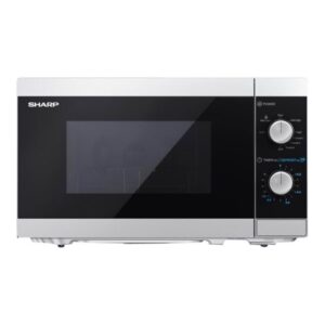 Sharp YC-MG01E-S - microwave oven with grill - freestanding - silver/black