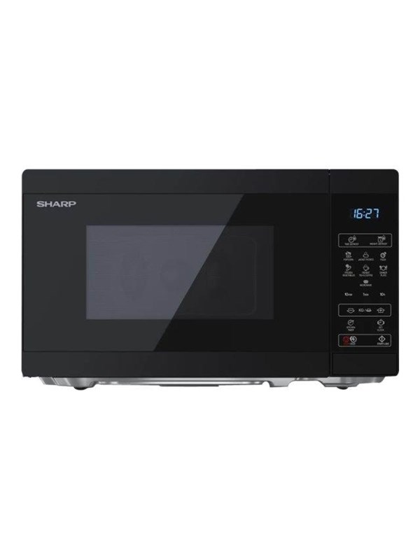Sharp YC-MS02E-B - microwave oven - freestanding - black