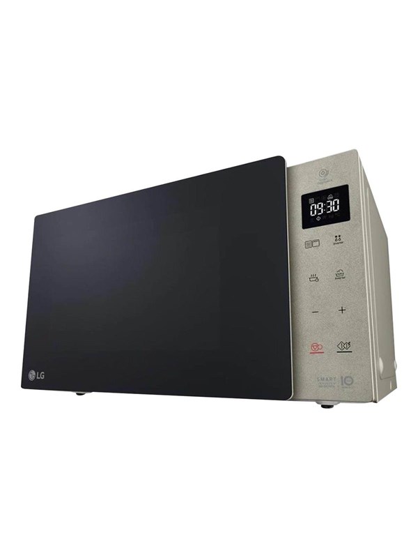 LG NeoChef MH6535NBS - microwave oven with grill - freestanding - black/steel silver
