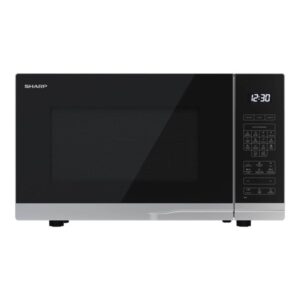 Sharp Premium series YC-PC322AE-S - microwave oven with convection and grill - freestanding - silver