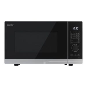 Sharp Premium series YC-PG254AE-S - microwave oven with grill - freestanding - silver