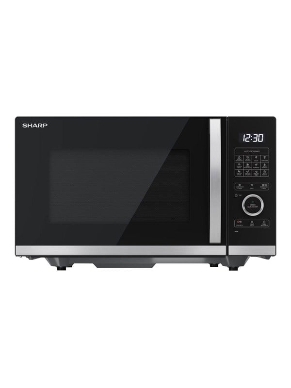 Sharp Quality series YC-QG254AE-B - microwave oven with grill - freestanding - black