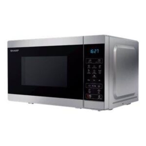 Sharp YC-MS02E-S - microwave oven - freestanding - silver