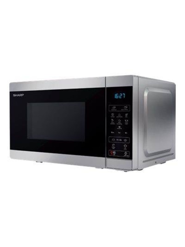 Sharp YC-MS02E-S - microwave oven - freestanding - silver